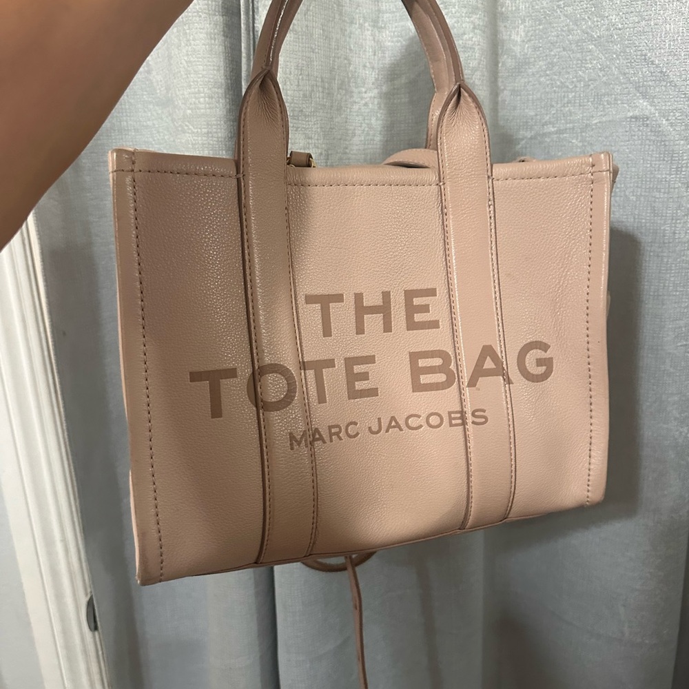 Marc Jacobs Pink Leather Tote Bag